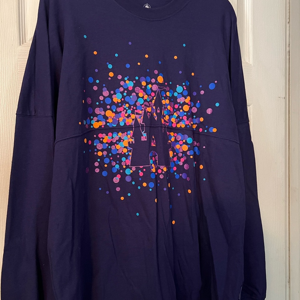 Purple Disney Spirit Jersey featuring Cinderella’s Castle